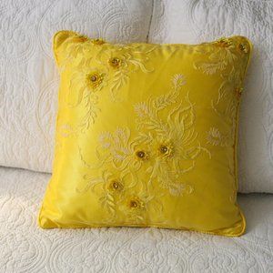 Sparkle Yellow Decorator Pillow